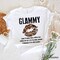 Glammy Leopard Lips T-Shirt, Coquette White Tee for Stylish and Glamorous Grandmas